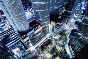 スカイプロムナードの夕景・夜景の雰囲気を紹介します！